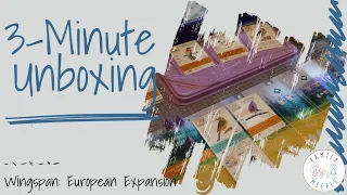 Wingspan: European - 3-Minute Unboxing