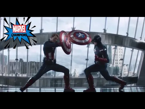 Mama said knock you out: Marvel Champions Civil War Gameplay Captain America vs Captain America