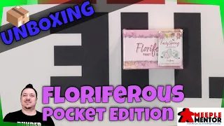 Meeple Mentor Unboxes Floriferous POCKET EDITION