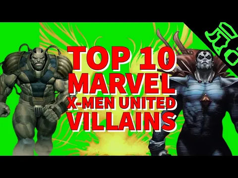Top 10 Marvel United X-Men Villains | Hardest & Best of the Best!