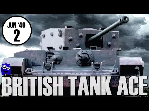 British Tank Ace Campaign - Episode 2 | World War 2 Solo Tank Combat Wargame | Compass Games