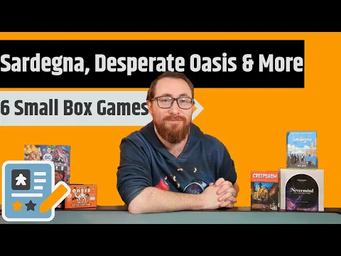 6 More Small Box Game Reviews - Sardegna, Super Skill Pinball: Harley Quinball, Blade Rondo & More!!