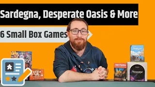 6 More Small Box Game Reviews - Sardegna, Super Skill Pinball: Harley Quinball, Blade Rondo & More!!