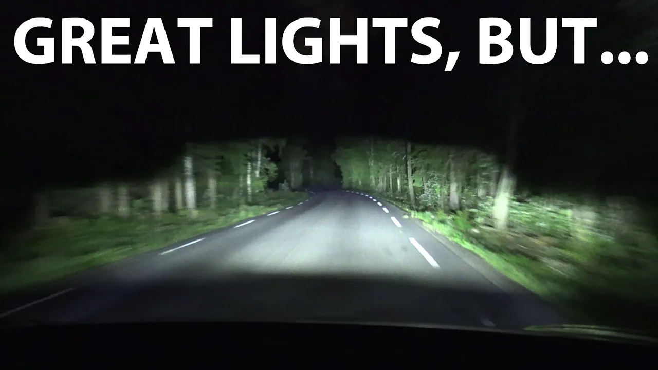 Tesla Model Y LR headlights test