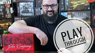 John Company 2nd edition playthrough (with explanations) how to play
