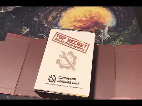 Cogs and Commissars board game unboxing