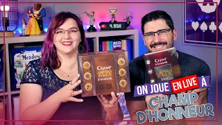 [La Partie] CHAMP D'HONNEUR + EXTENSIONS | 2 joueurs | Gigamic | VOD Live