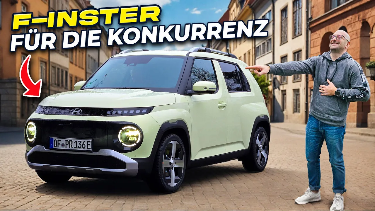 24.000€ E-Auto "Hyundai Inster" revolutioniert Kleinwagen Sektor