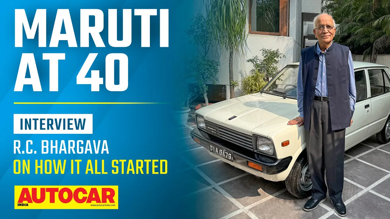 Maruti at 40 - R.C. Bhargava on Maruti Suzuki's journey | Interview | Autocar India