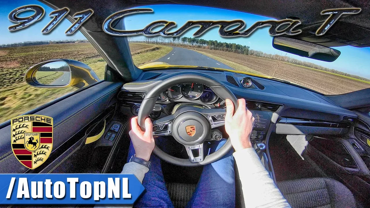Porsche 911 Carrera T 991.2 POV Test Drive by AutoTopNL