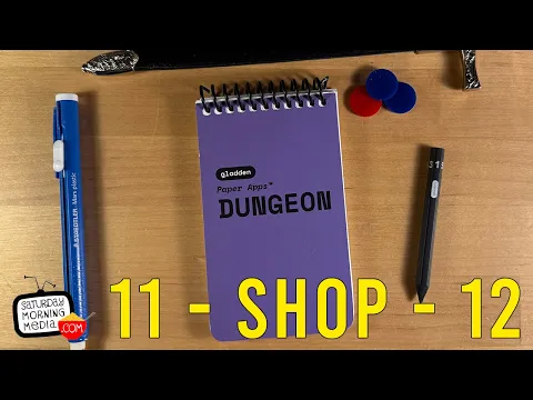 Floors 11 & 12 Live Play | Paper Apps DUNGEON | gladden design | RPG Solo Dungeon Crawler