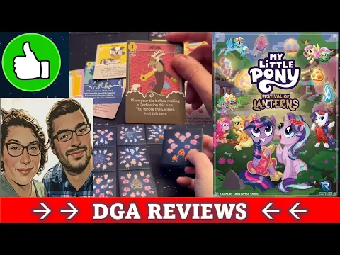 DGA Reviews Board Games: My Little Pony: Festival of Lanterns (Cozy Game Night)
