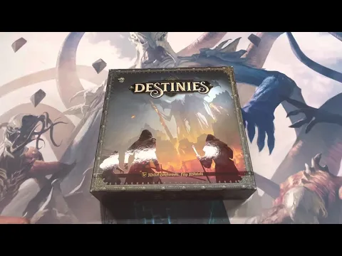 Destinies board game unboxing