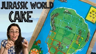 How To Make A Jurassic World Game Board Cake |Board Game Bakes
