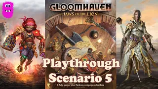 Gloomhaven: Jaws of the Lion, Scenario 5 Playthrough with Jannick & Helle