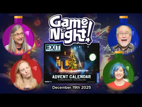 GameNight! 24 Days of Christmas Day 19 - Exit: The Game Advent Calendar - The Missing Hollywood Star