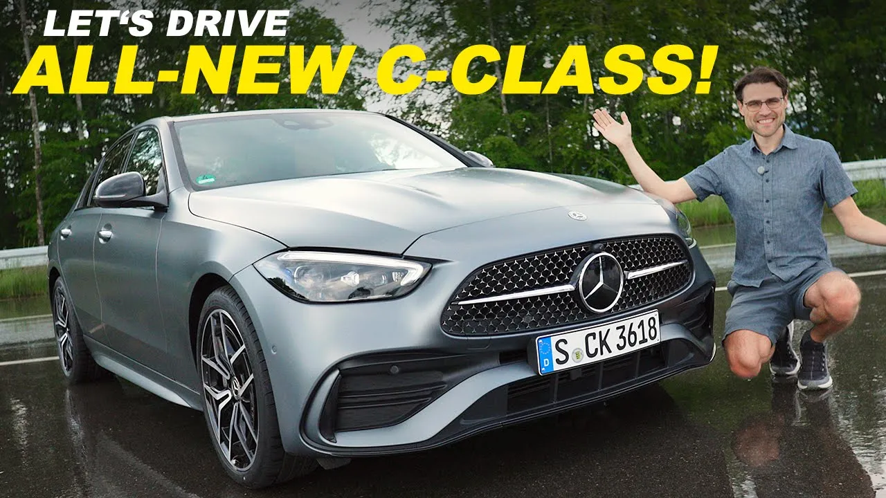 All-new Mercedes-Benz C-Class W206 driving REVIEW! With comparison S206 Estate T-Modell 2022