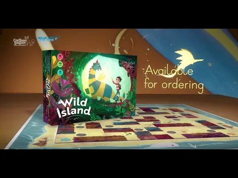 WILD ISLAND - Family Boardgame - from film MY FATHER'S DRAGON