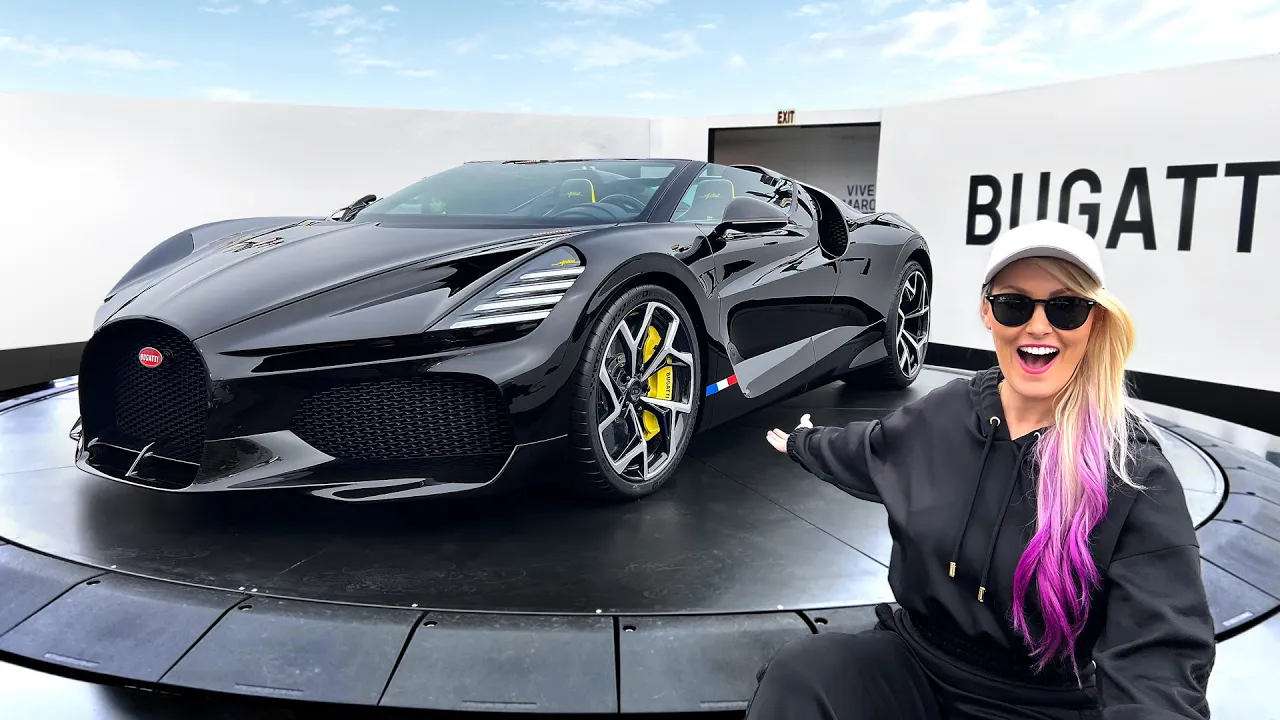 New $5M Bugatti Mistral Roadster!