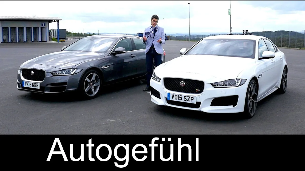 All-new Jaguar XE S V6 vs XE 20d Ingenium Portfolio FULL REVIEW test driven 2016