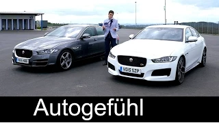 All-new Jaguar XE S V6 vs XE 20d Ingenium Portfolio FULL REVIEW test driven 2016