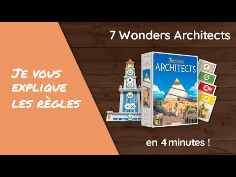 Je vous explique les règles du jeu 7 WONDERS ARCHITECTS en moins de 4 minutes!