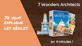 Je vous explique les règles du jeu 7 WONDERS ARCHITECTS en moins de 4 minutes!
