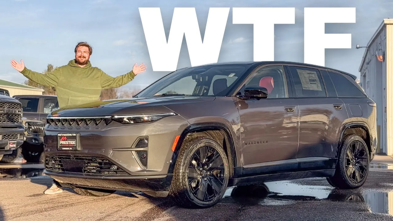 I Drive The Electric Jeep Wagoneer For The First Time! Impressively Terrible Drivetrain Tuning