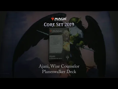 Magic: The Gathering: Core Set 2019 - Ajani, Wise Counselor Planeswalker Deck