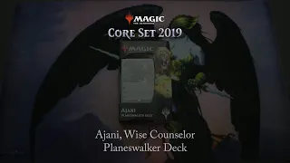 Magic: The Gathering: Core Set 2019 - Ajani, Wise Counselor Planeswalker Deck