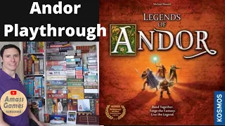 Legends of Andor playthrough co-op board game * AmassGames * Lord of the Rings share Robin Hood like