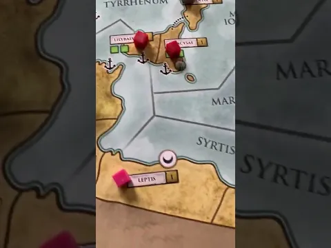 Post game run through of recent 3-player game - Glory to Rome!!