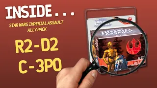 Star Wars Imperial Assault R2-D2 and C-3PO Ally Pack | Inside #715