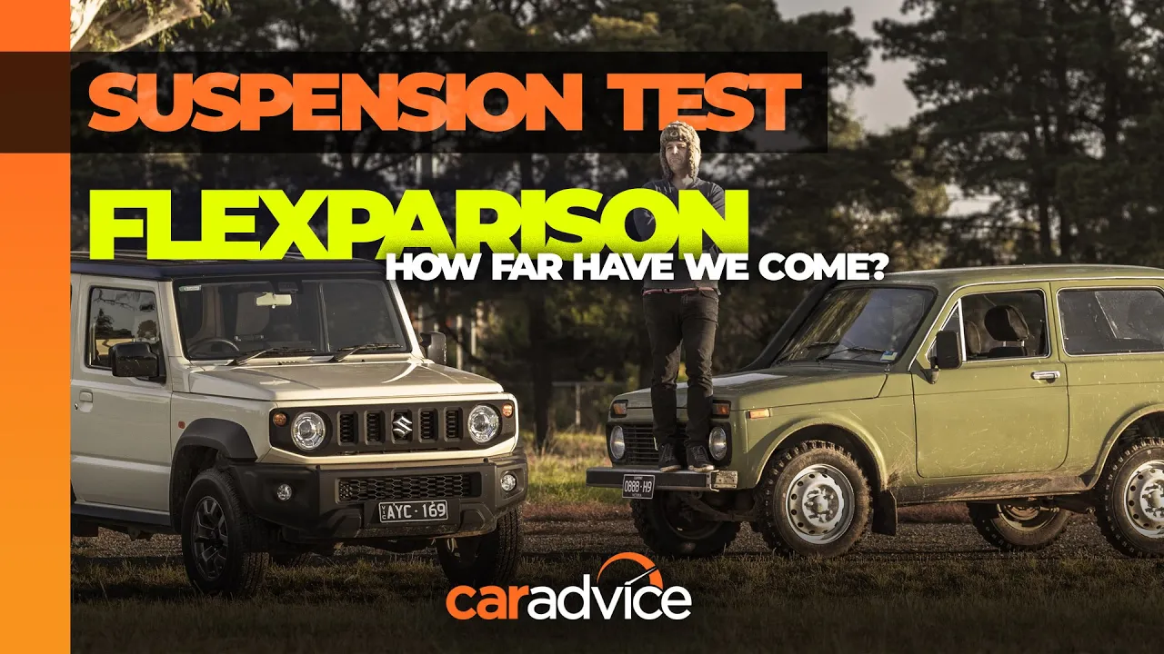 Suzuki Jimny v Lada Niva | Flex comparison and tug-of-war | CarAdvice