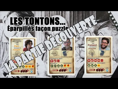 Les Tontons éparpillés façon puzzle: la partie découverte