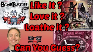 Like it, Love it , or Loathe it? (Awkward Guests 2, Bomb Busters, Pagan Fate of Roanoke)