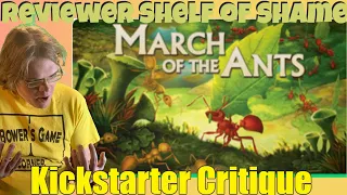 March of the Ants: The Ultimate Ant Civilization Game- SHAME GAME!! -Kickstarter Critique Review