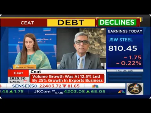 Arnab Banerjee, MD & CEO, CEAT speaks to CNBC-TV18 on Q3FY24 results