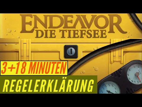 Endeavor Die Tiefsee Regeln Anleitung Brettspiel Regelvideo Kennerspiel des Jahres 2025