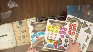 Mysterium Board Game - Unboxing and Reboxing - With Clock Assembly
