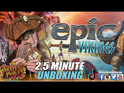 Tiny Epic Vikings (Pirate Unboxing)!