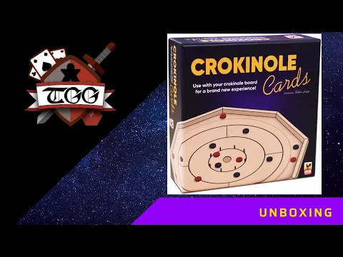 Crokinole Cards Board Game Unboxing