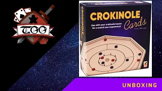 Crokinole Cards Board Game Unboxing