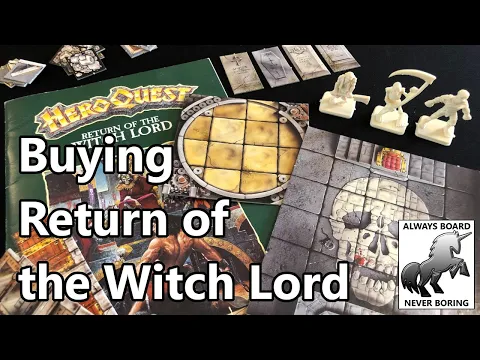 Buying Return of the Witch Lord | Unboxing, Contents & Common Faults | HeroQuest Restoration Project