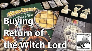 Buying Return of the Witch Lord | Unboxing, Contents & Common Faults | HeroQuest Restoration Project
