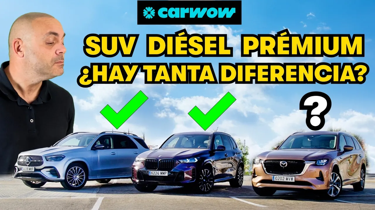 POR 15.000€ MENOS ¿PUEDE EL JAPONÉS MAZDA CX-80 COMPETIR CON UN BMW X5 o UN MERCEDES GLE?