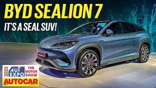 BYD Sealion 7 - New premium SUV coming in March 2025 | Auto Expo 2025 | Autocar India