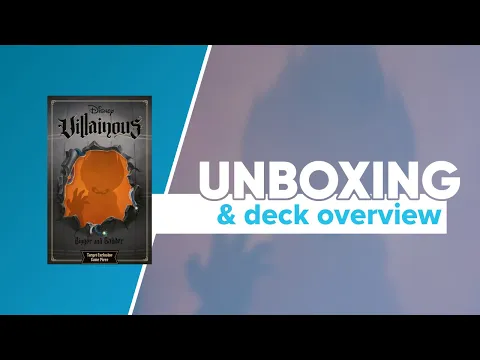 Disney Villainous Bigger and Badder Unboxing and Deck Overview
