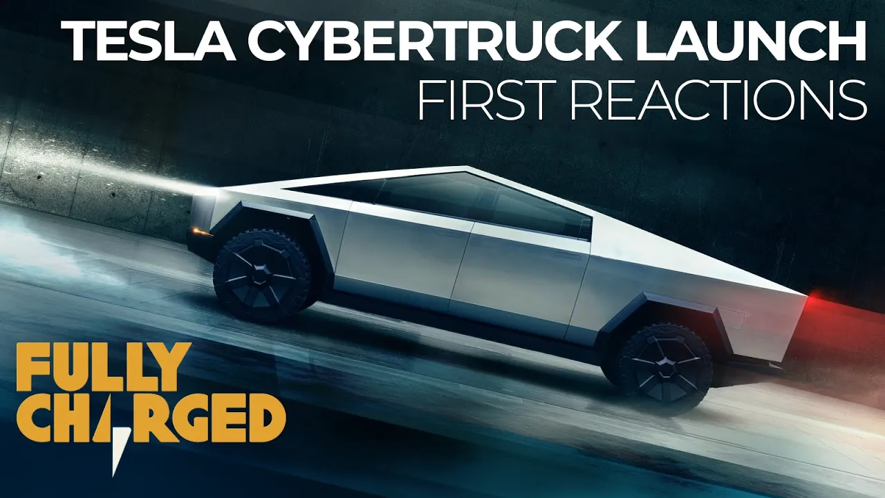 Tesla Cybertruck Launch: audience first reactions | Fully Charged