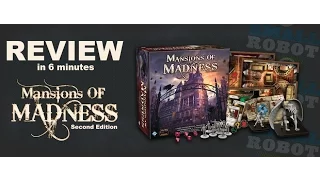 Mansions of Madness: 2nd Ed - Solo review in 6 minutes